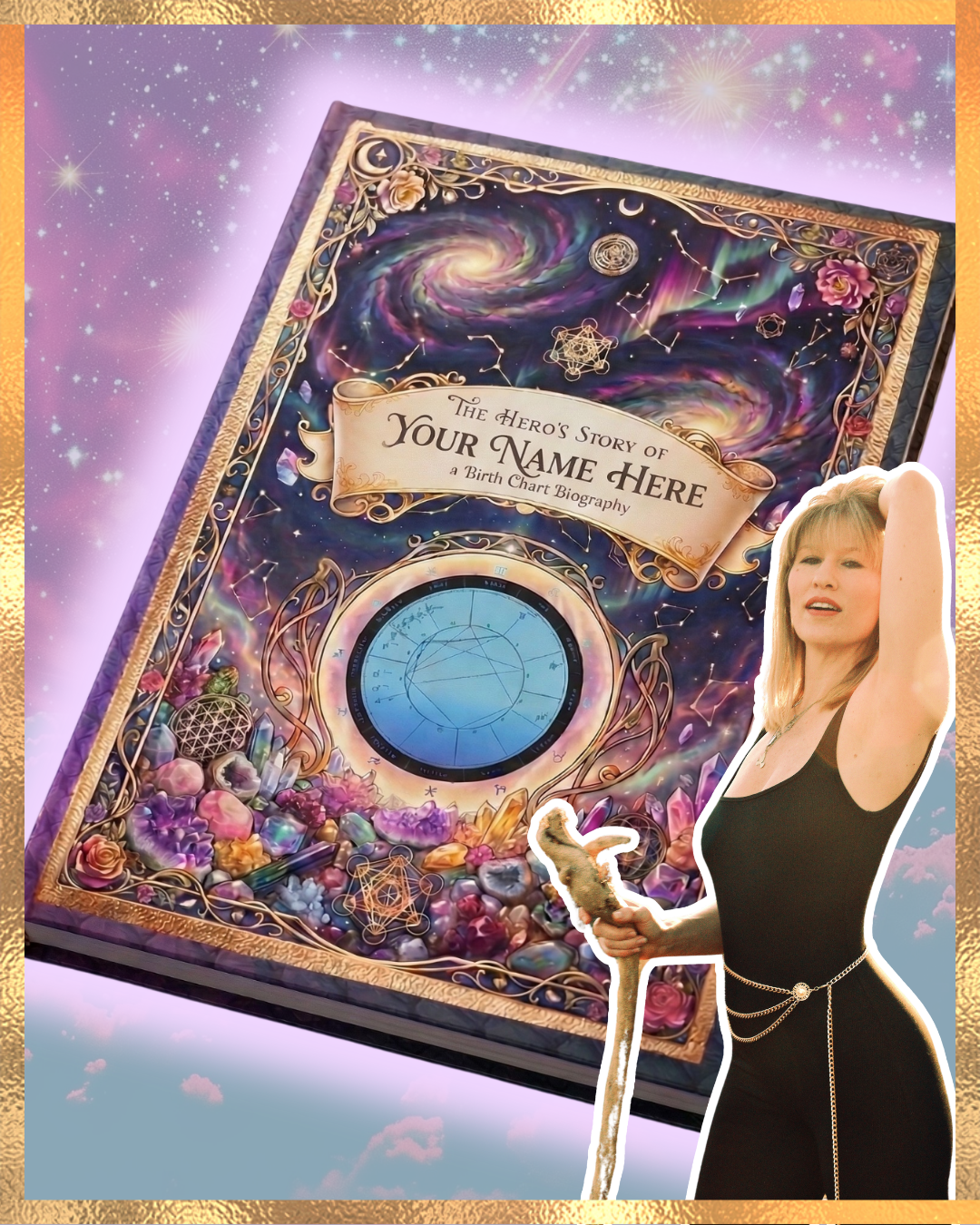 Hero's Story Birth Chart Biography - Hardback Book